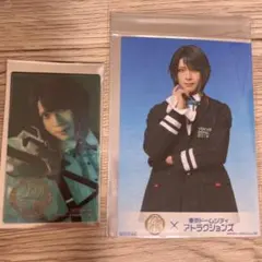 刀ミュ シブツタカフェ クリアカード TDC ブロマイド 博覧会松井江