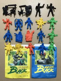 仮面ライダーBLACK 連続当消しゴム　19種類　丸越　消しゴム