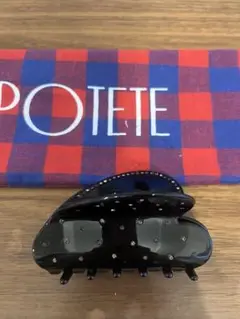 新品POTETE コフレ 3heart clip 黒 3 heart clip dark navy – POTETE