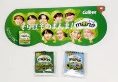 カルビー　ミーノ　ミニチュアチャーム　2個セット　SnowMan　フライヤー