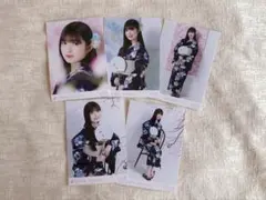 小川彩　2023 浴衣　5種コンプ　乃木坂46 生写真