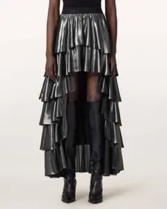AllSaints Cavarly Metallic Maxi Skirtのサムネイル