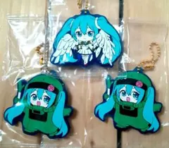 未開封 ガンダム 初音ミク スペシャルラバーマスコット 3個セット