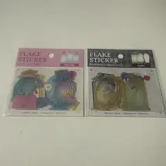 クリアフレークシール（メルヘン、ゴシック)
