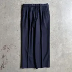 90s Burberrys ワイドスラックス 英国製 ウール100% 2タックのサムネイル