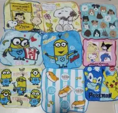 キャラクター ハンカチ 10枚セット