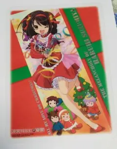 涼宮ハルヒ クリスマス ジャンボカードダス　プラカード
