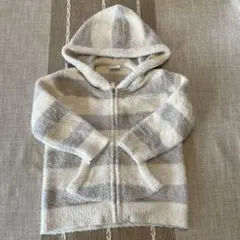 美品　gelato pique フード付きパーカー XS 90 100