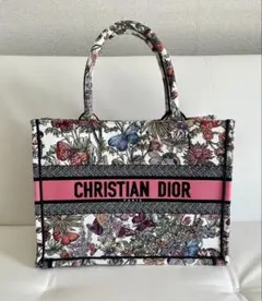 CHRISTIAN DIOR 花柄トートバッグ