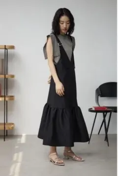 AZUL BY MOUSY ジャガードジャンパードレス