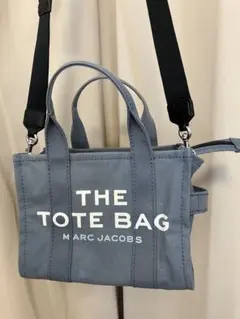【お値下げ】MARC JACOBS THE TOTE BAG ブルー　ミニサイズのサムネイル