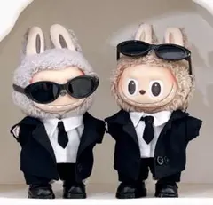 おしゃれ♡ラブブ服　labubu ぬいぐるみ着　可愛い　着せ替え服　6点セット