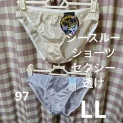 へ*か様 セクシー　ショーツ　 LLサイズ　 2枚セット　パンティー　パンツ　シ