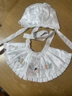 お宮参り スタイ 帽子セット（男女兼用）