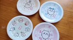 ちいかわ　うさぎ　ハチワレくら寿司　お皿　4点セット