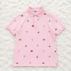 ジャックバニー Jack Bunny! 半袖ポロシャツ ピンク ゴルフ メンズのサムネイル