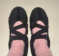 本日18時まで‼️foundrymews リボン バレーシューズ | Mercari