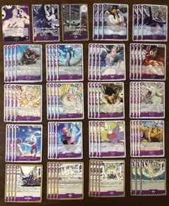 紫　エネル　SR 万雷　デッキパーツ 神の島の冒険　ワンピースカードゲーム