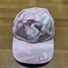 Supreme Sロゴ キャップ ピンク カモフラのサムネイル