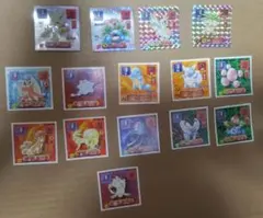 【美品・初期絵】ポケモン アマダ シール まとめ売り【オマケ】のサムネイル