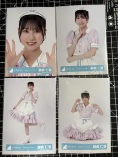 鶴崎仁香　日向坂46 2025年　ハロウィン衣装　生写真　4種コンプ
