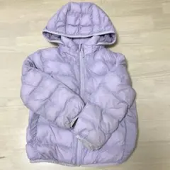 ユニクロ　ライトダウン 110 パープル
