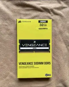 新品未使用 Vengeance SODIMM DDR5 32GB 4800MHz