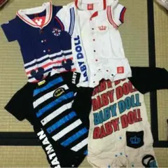 BABYDOLL ロンパース4点