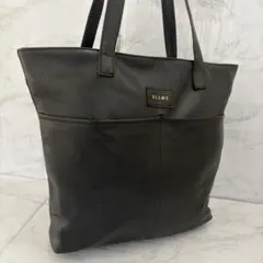 BEAMS ビームス レザートートバッグ ブラック 大容量 A4 シボ革 訳ありのサムネイル