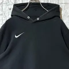 古着 NIKE ナイキ パーカー スウェット ワンポイント刺繍ロゴ M 入手困難