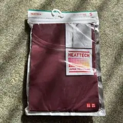 未開封　ユニクロ　ヒートテック　長袖　レッド　Sサイズ