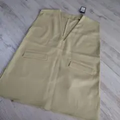 【RUMOR】イエロー Vネック ベスト フリーサイズ