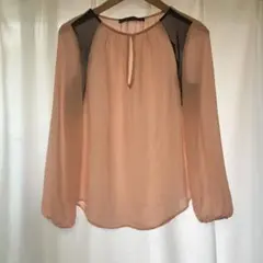 ZARAシフォンブラウス