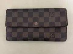 路易威登 棋盤格紋長夾