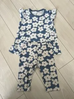 UNIQLO ミッフィー　子ども服上下セット　花柄　100