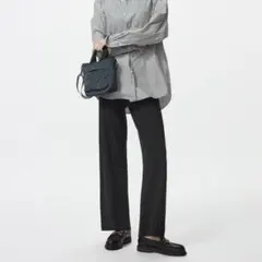 ユニクロ ウォッシャブルニットリブパンツ