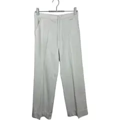 70s ヴィンテージ　adidas アディダス　レディース　ホワイト　パンツ