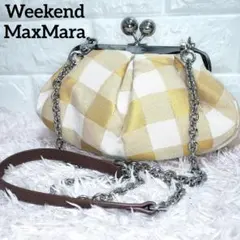 Weekend MaxMara パスティチーノ がま口ショルダーバッグ チェックのサムネイル