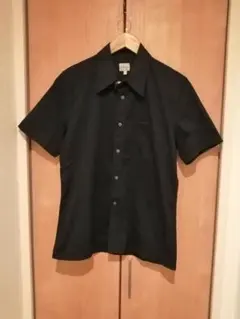 CK jeans カルバンクラインジーンズ　ダークネイビー半袖シャツ　L