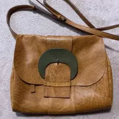 MONTEROSA レザーショルダーバッグ ブラウン