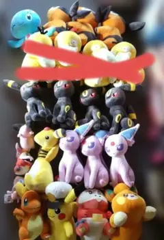 ポケモン ぬいぐるみ おかえりピカチュウ ミュウ ブラッキー エーフィ