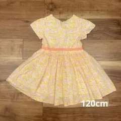 フラワープリント 半袖ワンピース 120cm
