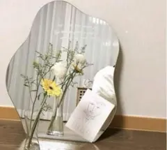 ウェルカムスペース　ウェーブ　ミラー 装飾 卓上ミラー結婚式