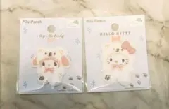 ハローキティ　マイメロ パイルワッペン サンリオ ワッペンシール ワッペン