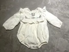 セーラーカラー　長袖ロンパース　95cm