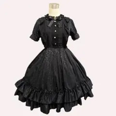 キャンディフルーツ プリンセスベルフィーユメイド服 ブラック 黒 XL