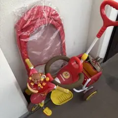 アンパンマンデラックス 三輪車 サンシェード付き