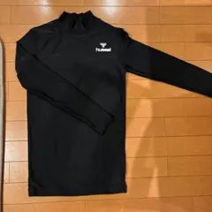 hummel 黒 長袖 ハイネックウェア