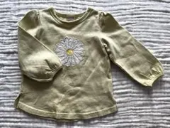 petit main 100cmトレーナー 薄手 長袖 お花 マーガレットのサムネイル