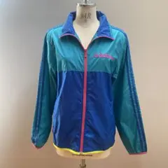 adidas アディダス　マルチカラー　ウィンドブレーカー　Mサイズ
